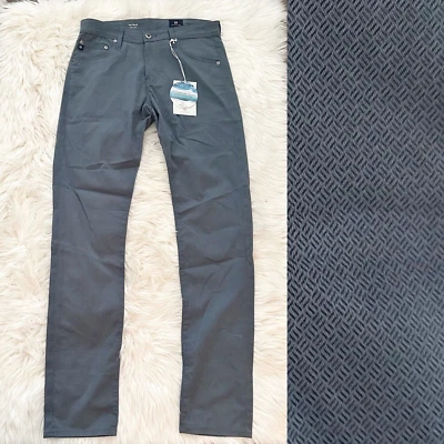 全新 AG ADRIANO GOLDSCHMIED AIRLUXE TELLIS 现代修身裤子 30x34 弹力斜纹布 — 第 1/4 张图片