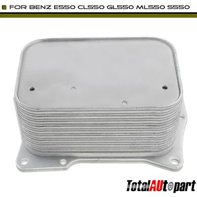 Enfriador de aceite de motor para Mercedes-Benz E550 C207 2012-2017 ML550 W221 12-14 4,7 L Foto 1 de 4