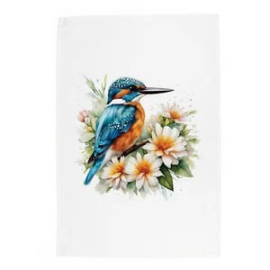 Toalla de té Kingfisher - Paño de cocina de algodón Panamá regalo para amantes de las aves - Imagen 1 de 2