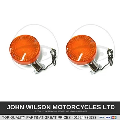 Par de indicadores delanteros Honda GL1000 Goldwing 1976-1979 Foto 1 de 1