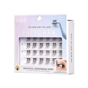 (24) Individual “Under Lashes” Falscara Natural Wispy Wisps By Kiss - Picture 1 of 6