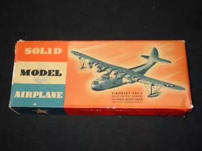 1939 Whitman Balsa Wood Airplane Model Kit : SIKHORSKY PBS-1 seaplane (unbuilt) - Image 1 of 4