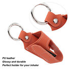2pcs Inhaler Carrying Holder Clasp Closure Safety Carabiner Clip Portable PU GHB