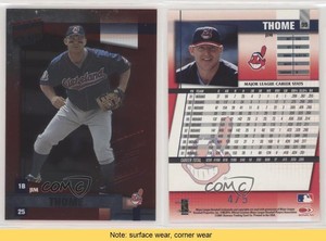 2002 Donruss Best of Fan Club National Convention Embossing /5 Jim Thome #99 HOF