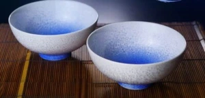 Arita-yaki edición limitada marido y mujer tazón de té juego de 2 piezas Japón - Imagen 1 de 8
