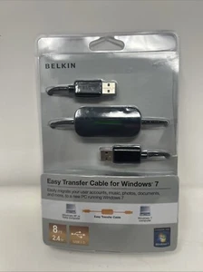 Belkin Easy Transfer Cable for Windows 7 USB 2.0 PC Adapter New (A17) - Picture 1 of 2