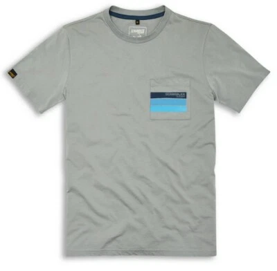 Ducati Scrambler Pocket short-Sleeved Retro Grey New - Image 1 of 2