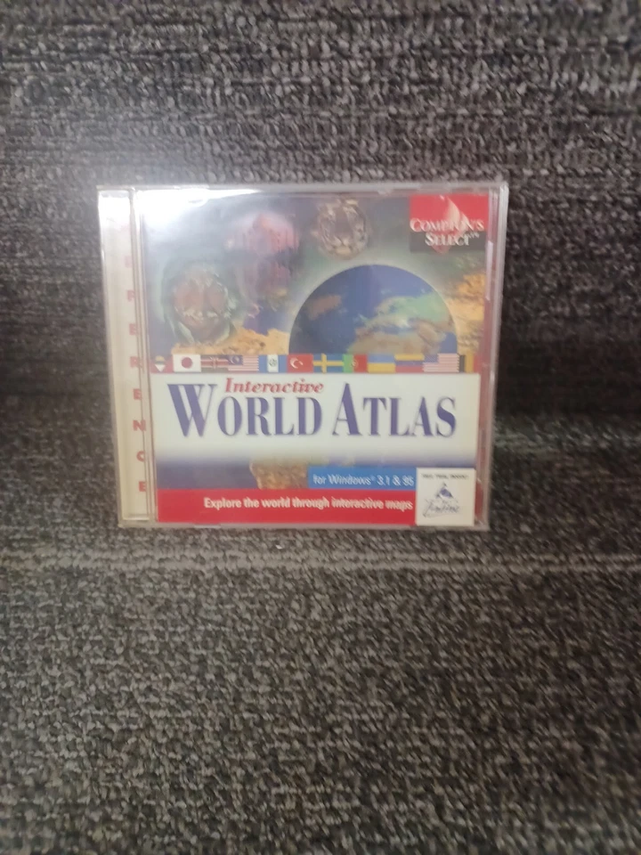 Software informático Interactive World Atlas (PC, 1999) Windows TLC Foto 1 de 1