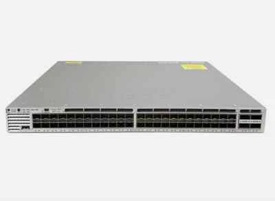 Cisco WS-C3850-48XS-F-S  48 SFP+ 4 QSFP+ Ethernet ports, dual power, rack mount - Image 1 of 2