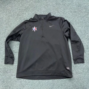 Nike Golf Pullover Men's Black Nike 1/4 Zip Sz XXL - Picture 1 of 7