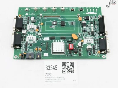 33545 LAM RESEARCH PCB, 3-AXIS STEPPER DRIVER INTERFACE 810-066590-004 - Image 1 of 4