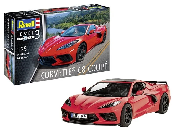 Revell 07714 - 1/25 Corvette C8 Coupè - Nuovo - Immagine 1 di 1