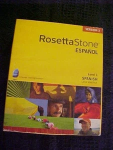 Rosetta Stone Level 1 Spanish Language Learning Home Version 3 CD-ROM WindowsMac - Zdjęcie 1 z 6