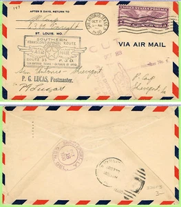 CAM 33N13 October 15 1930 San Antonio TX - Shreveport LA, Southern Air Fast Exp. - Picture 1 of 1