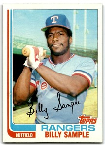 1982 Topps Billy Sample Texas Rangers #112