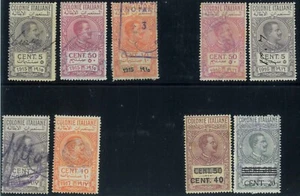 P4389 - FISCALI, LIBIA/ERITREA, VARI MARCHE DA BOLLO NUOVI ED USATI - Imagen 1 de 1