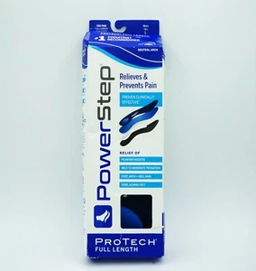 Solette ortopediche PowerStep ProTech lunghezza intera taglia LARGE - 16+ - scatola aperta AFFARE! - Foto 1 di 4