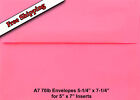 100 Hot Pink  A7 Envelopes for Invitation Shower Wedding Communion Announcements