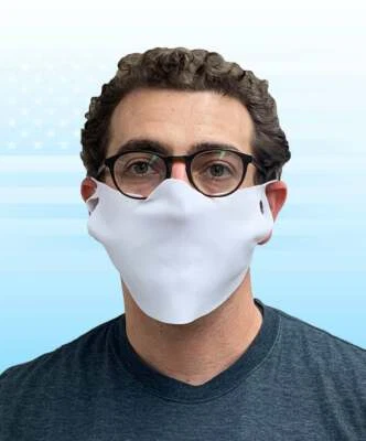 Face Mask Nose Mouth Cover Washable Reusable Made in USA Fabric Mask - Image 1 of 3