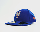 New Era 59Fifty Hat MLB New York Mets Men Low Profile Royal Blue Fitted Cap