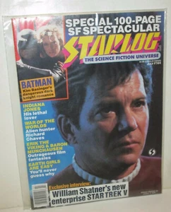 STARLOG SCI FI SCIENCE FICTION MAGAZINE 1989 KEATON BATMAN SHATNER STAR TREK 5 - Bild 1 von 1