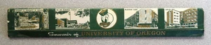 orig. 1950s-60s University of OREGON DUCKS  **Foot-Long MATCHBOOK** - Unstruck!! - Picture 1 of 9