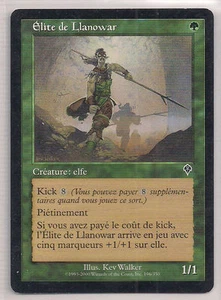 MTG Magic INV - (2x) Llanowar Elite/Elite de Llanowar, French/VF - Picture 1 of 1