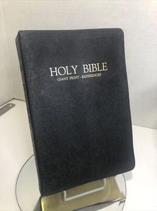 VTG HOLY BIBLE Giant Print Edition King James VersionRed Letter Varsity KJV READ - Picture 1 of 13