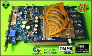 NVIDIA GEFORCE 6600 256MB DDR GRAFIKKARTE PCI EXPRESS GIGABYTE DVI S-VIDEO VGA - Bild 1 von 3