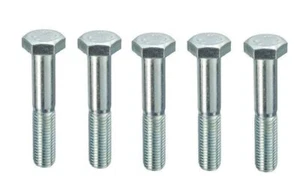 M6 (6mmØ) Bolts Part Threaded Hexagon Head High Tensile 8.8 Zinc Plated Screws - Picture 1 of 2