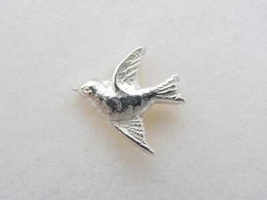 Passerotto : Spilla da giacca in Argento 925 - Uccello - Uccellino - Passero - Picture 1 of 7
