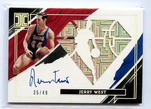 2021-22 Impecable NBA 75 Aniversario Diamante Autógrafo Jerry West AUTO/49 - Imagen 1 de 2