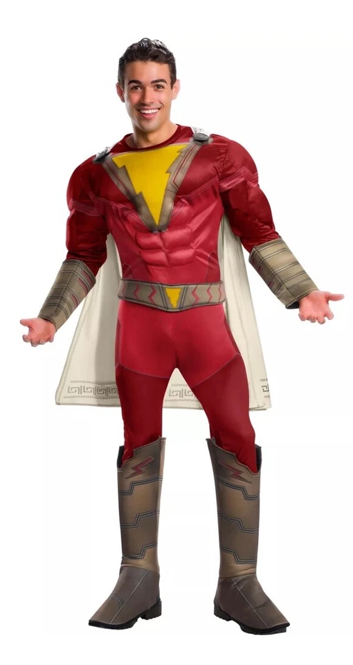 Disfraz Shazam Deluxe Muscular Rubí’s Adulto Talla XL Nuevo Foto 1 de 1