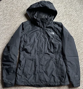 Chaqueta con Capucha The North Face DryVent Soft Shell Negra Cremallera Completa Pequeña S - Imagen 1 de 8