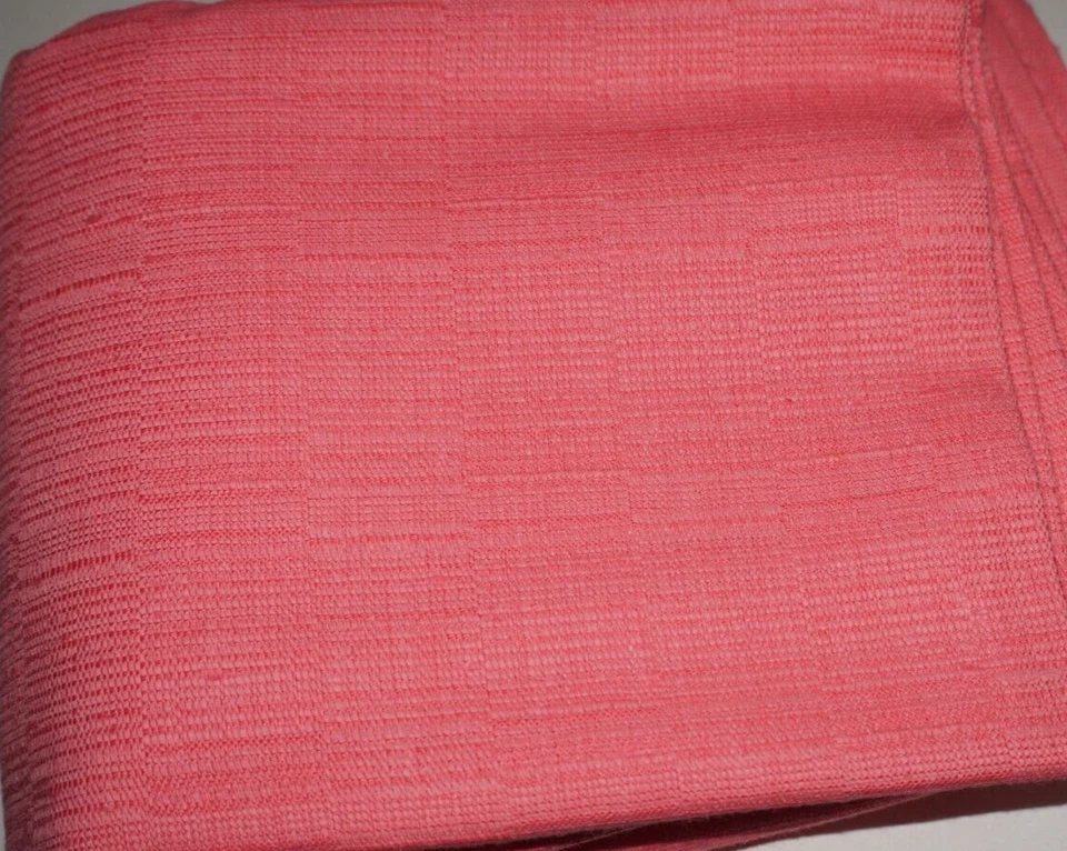 1yd x 36", Unbranded, Coral, Textured, Cotton/Polyester Blend, Sewing Fabric - Image 1 of 1