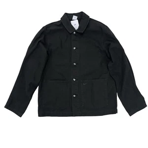 Nike Life Men's Chore Coat Canvas Utility Jacket Faded Black FN0356-010 - Picture 1 of 5