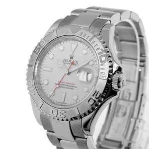 Rolex Yacht-Master 40mm Platinum & Steel Platinum Dial Platinum Bezel 16622 - Picture 1 of 9