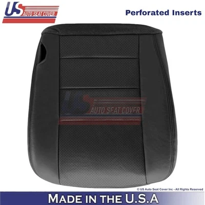Cubierta de asiento inferior negra de cuero negra para Ford F250 F350 Lariat 2004-2007 Foto 1 de 4