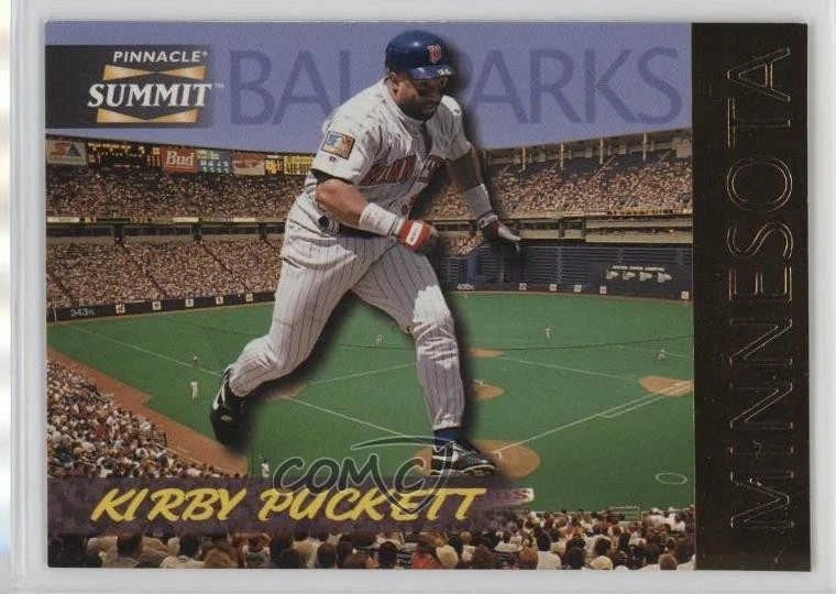 1996 Pinnacle Summit Ballparks /8000 Kirby Puckett #17 HOF - Image 1 of 2
