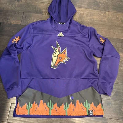Adidas Arizona Coyotes Jersey Sudadera con Capucha Para Hombres XL Multicolor Color NHL Kachina Hockey Foto 1 de 4