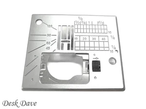 Placa de aguja nueva, 846676009, JANOME MC6600, MC6600, ELNA 720 eXcellence, 7300. - Imagen 1 de 6