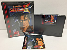 Samurai Shodown II 2 NEO GEO AES Complete CIB US Version NEOGEO Tested & WORKING