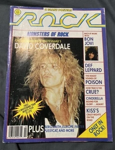 Rock N Roll Magazine 1988 Monsters of Rock Whitesnake Bon Jovi FREE SHIPPING - Imagen 1 de 16