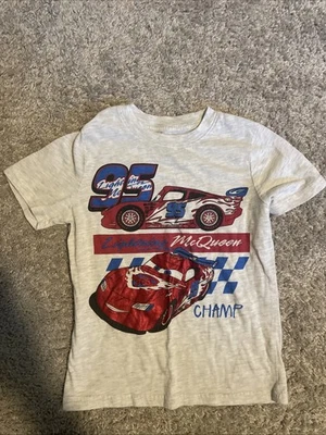 Disney Pixar Cars Lightning McQueen 95 Champ T-Shirt Size 5 - Image 1 of 2