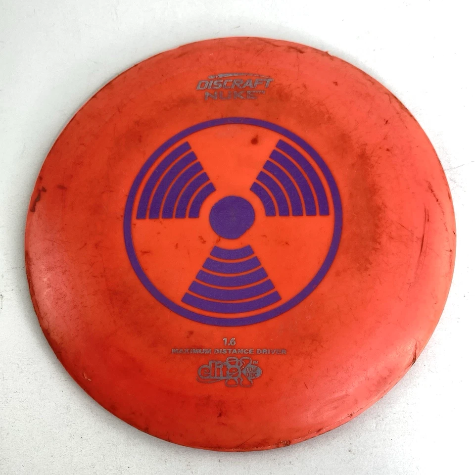 Disco de golf Discraft NUKE EliteX 172 g 1,6 controlador de distancia máxima usado Foto 1 de 4