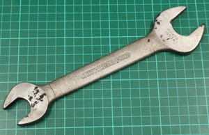 Vintage 1953 BRITOOL 6J82101, 7/16W & 9/16W  Open Ended Spanner Ex MOD British - Picture 1 of 8
