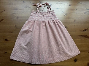 Janie and Jack 4T Red White Striped Smocked Cherry Sundress 2012 Vintage “as-is” - Picture 1 of 10