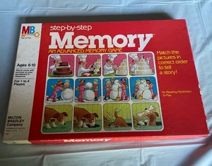 1983 Step by Step Memory Game by Milton Bradley Complete in Great Cond FREE SHIP - Foto 1 di 9