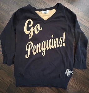 Maglione Touch By Alyssa Milano donna Med Pittsburgh Penguins NHL maglia pullover - Foto 1 di 8