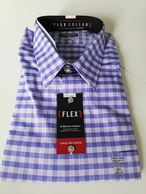 Van Heusen XXLarge Flex Regular Fit Stretch Collar 18.5 36/37 New - Image 1 of 4
